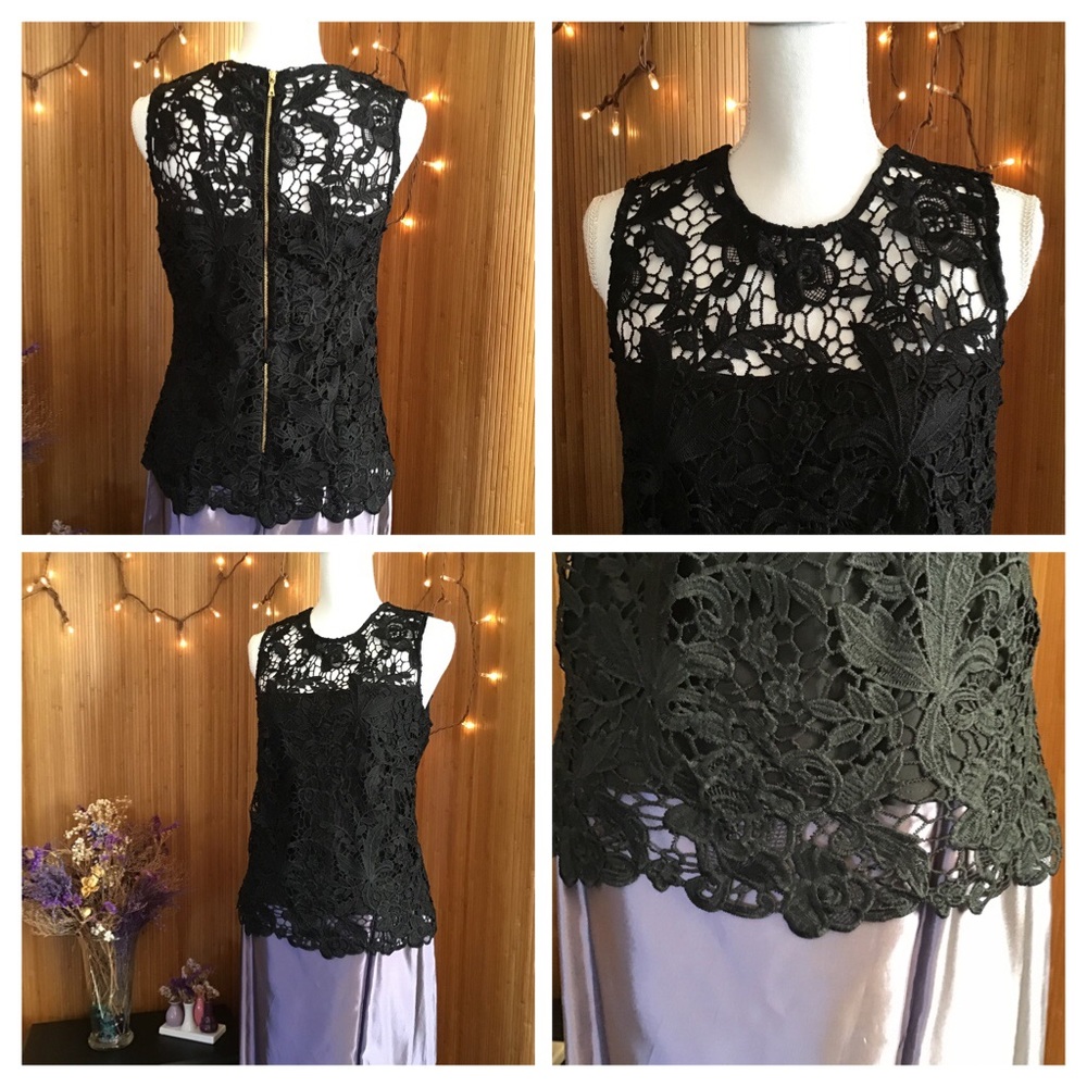 Nanette Lepore Lace Top Size Small